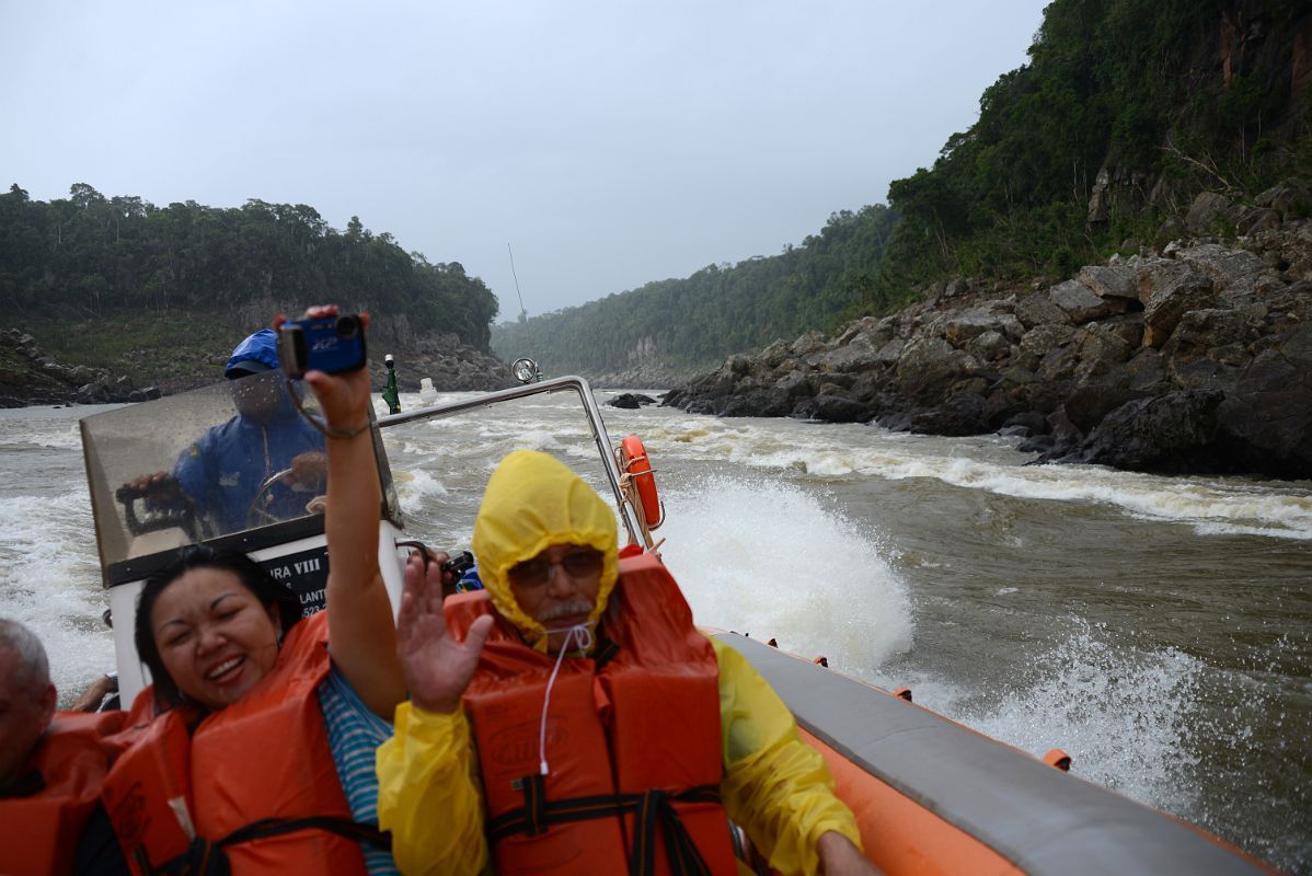 15 Bouncing Over Rapids On The Brazil Iguazu Falls Boat Tour